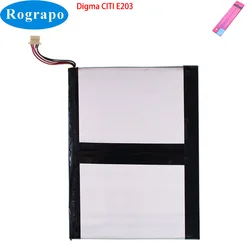 New 7.6V 4000mAh Laptop Tablet PC Battery For Digma CITI E203 5 Wire Plug