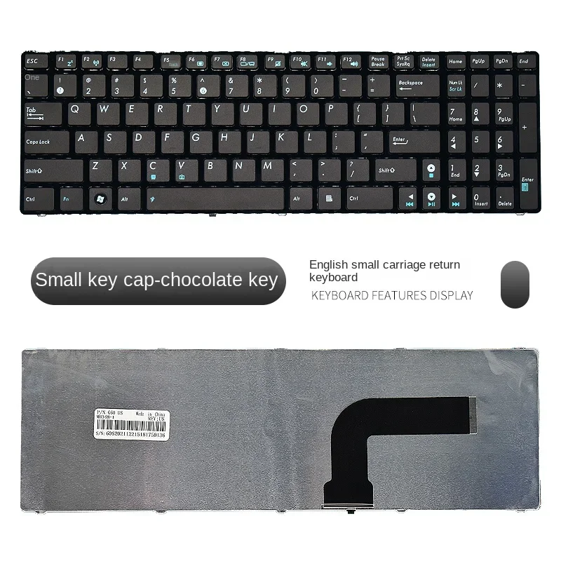 

Замените костюм для клавиатуры ноутбука ASUS K55D N61V A53S K53S K52D N53J X55V X54H A52J