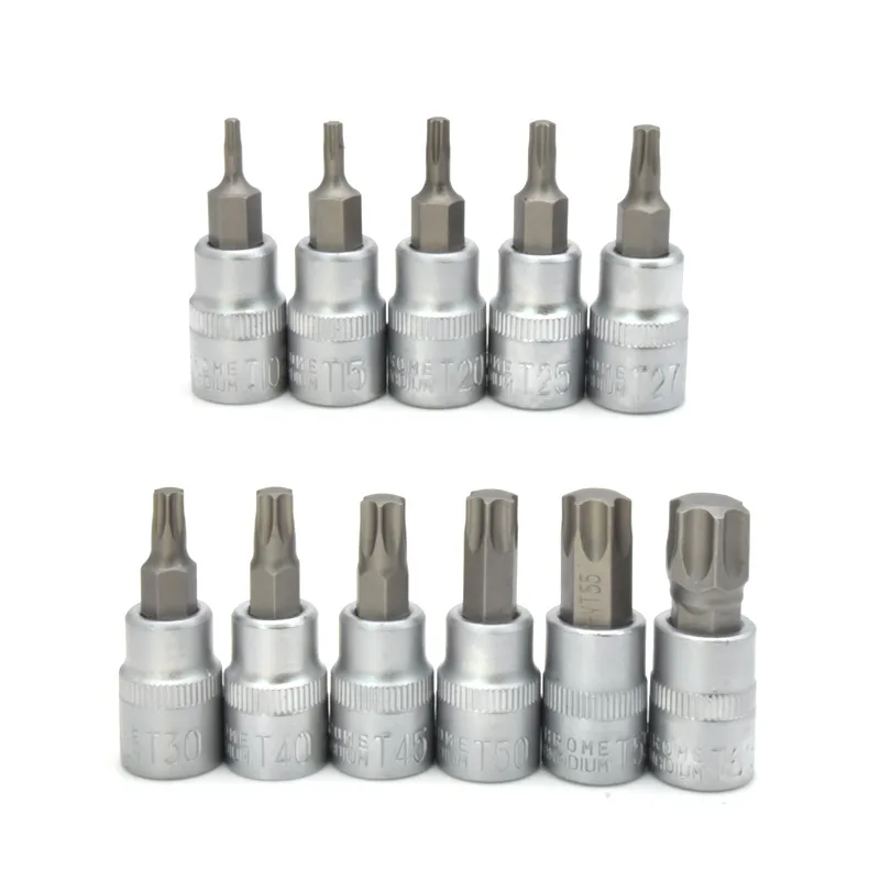 34 шт. набор отверток в форме звезды сливы, торцевой ключ 3/8 дюйма, комбинированный инструмент с шестигранной головкой 5/16 дюйма