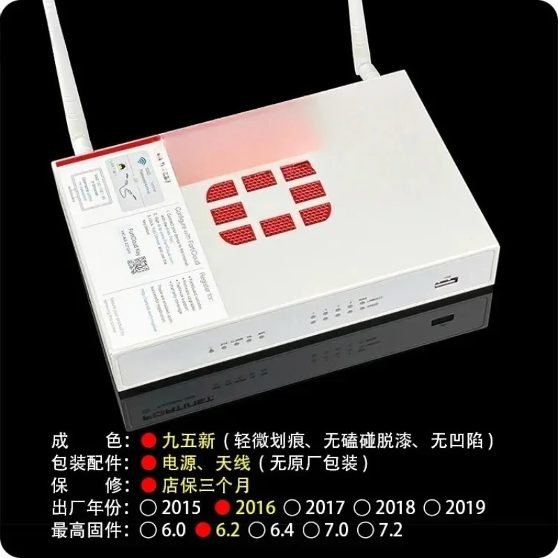 95% New FortiGate 30E Fortinet Fortinet Firewall Firmware 6.2 Full Gigabit Suitable for Learning VPN FG-30E
