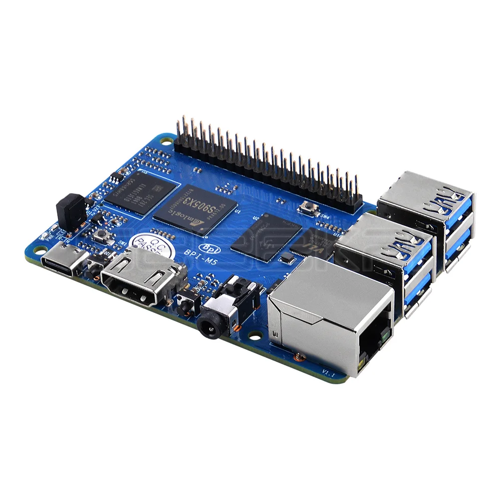Original Banana PI BPI M5 Ayrlic Fall Shell mit Kühler lüfter QC Power Versorgung Ultimative Kit