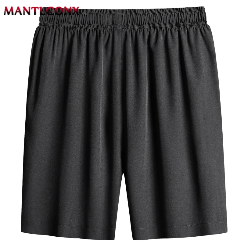 Quick Dry Casual Board Shorts Men Gym Fitness Jogging Running Men\'s Shorts Summer Breathable Short Pants Male Bottom Black XXXL