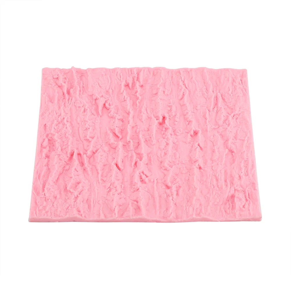 Silicone Fondant Cake Mold Tree Bark Shaped Mould Bread Chocolate Desserts DIY Baking Tool