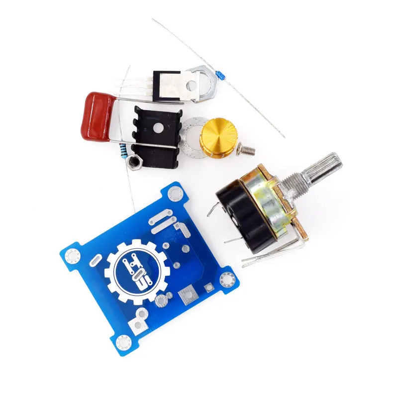220V 500W Stepless Dimming Voltage Speed Temperature Control Switch DIY Kit
