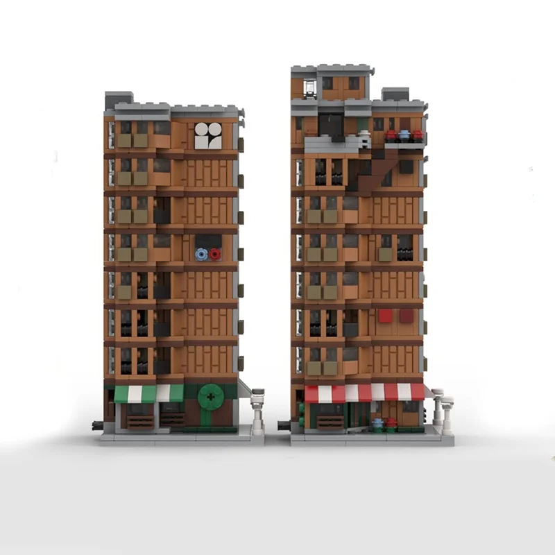1472 個 MOC ミニ SitComplex 建物モジュラーミニエッドモデルビルディングブロック組み立てる DIY おもちゃレンガクリスマスギフト子供の誕生日