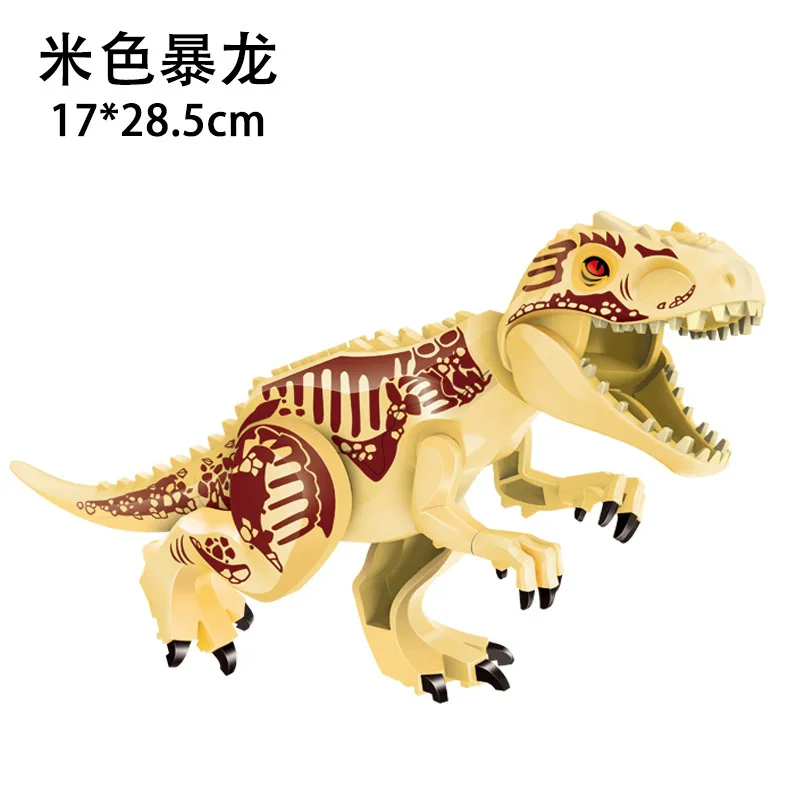 Simulierte Dinosaurier-Welt Velociraptor Raptor Bausteine Tyrannosaurus zum Zusammenbauen