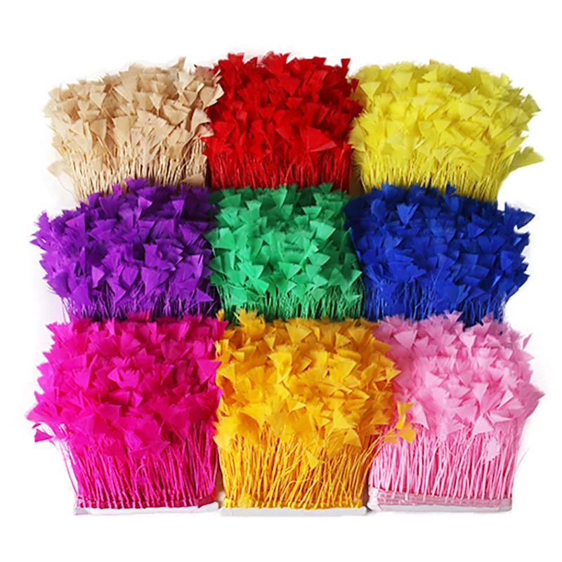 

10-метровые украшения из турецкого пера, ремесленный декор, кисточка, перья, лента для шитья, бахрома, отделка, ремесленное шитье, обрезка