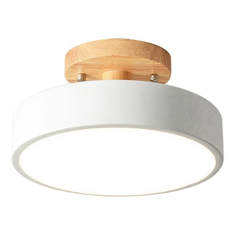 

Ceiling Lights Modern LED Nordic Wood Lighting Fixture Indoor Luminaire Kitchen Living Bedroom Bathroom Durable Easy Install