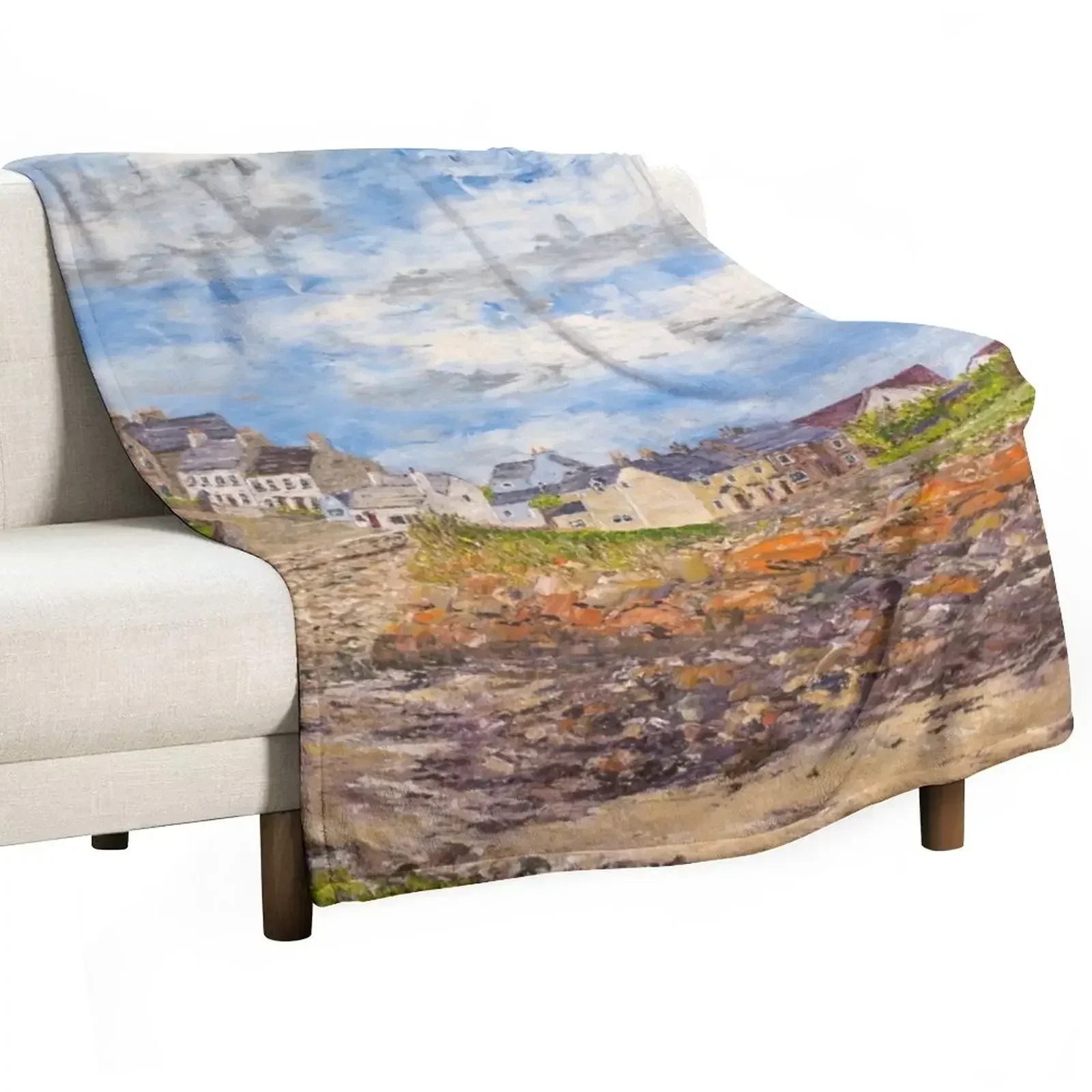

Moelfre Throw Blanket Warm Throw Blanket Gift for Anniversary