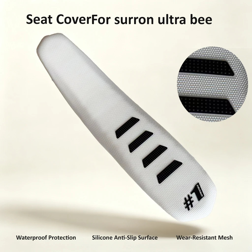 For Surron Ultra Bee Seat Cover Silicone Material Anti-slip Wear-resistant Electric Dirt Bike Seat Skin Protector seat protector
