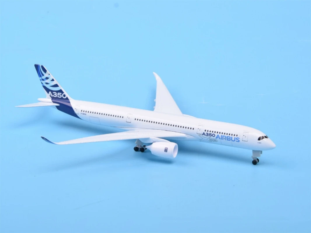 Nuevo modelo de aerolínea prototipo A350 a escala 1/400, modelo de avión AirBus, juguetes de aleación fundidos a presión para regalo de colección