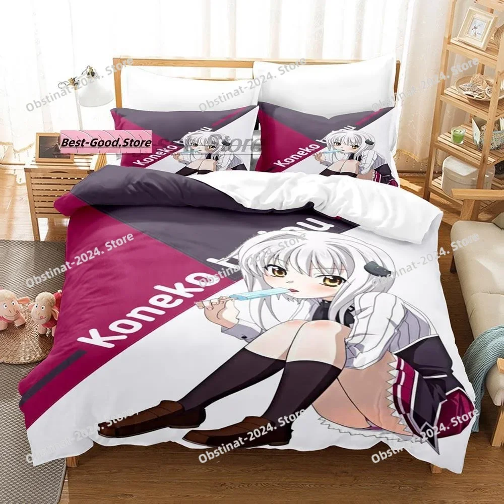 

High School DXD Bedding Set Single Twin Full Queen King Size Bed Set Aldult Night Sleep Set Date A Live Nightlife Anime Cartoon
