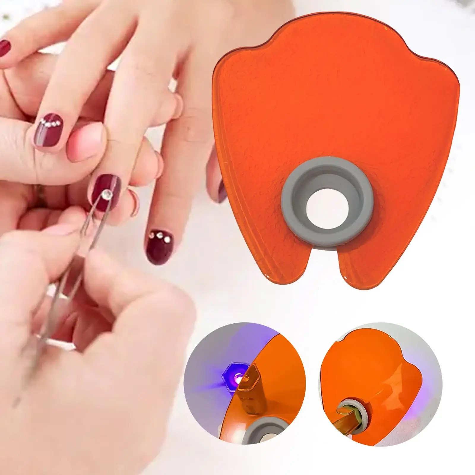 Nail Lamp Shield Plate Protection Easy to Use Shade Board for Salon Home