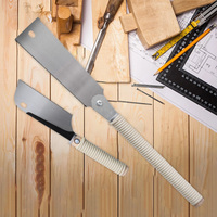 Japanese Pull Saw Set SK5 Flexible Blade 17/6-10 TPI Double Edge Flush Cut Saw 17 TPI Small Single Edge Hand Saw for Woodworking