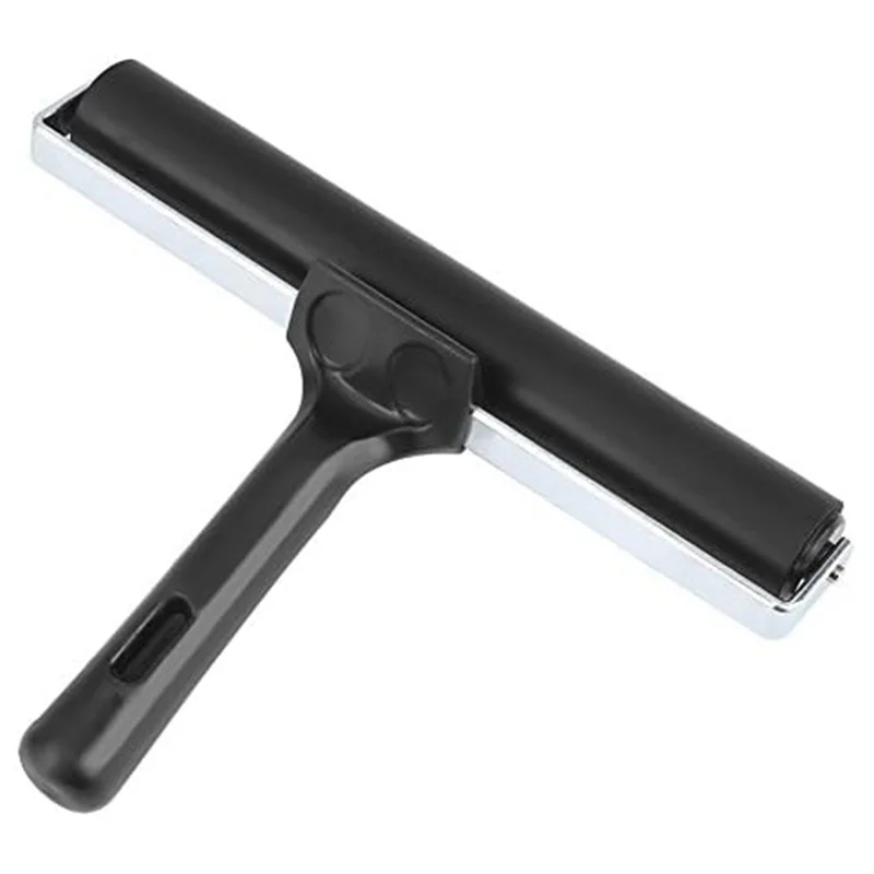 Rodillo de goma A06K de 8 pulgadas, cepillo de rodillo Brayer para pintura artesanal, impresión, impresión, tinta y estampado