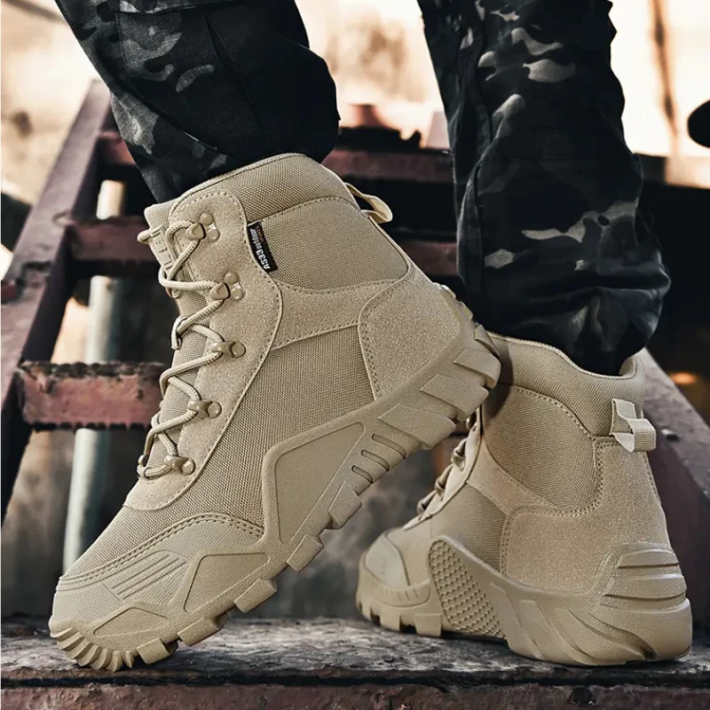 

Outdoor Tooling Boots for Men Wear-resistant Non-slip Super Practical and Tough Style Suitable for A Variety of Outdoor Scenes