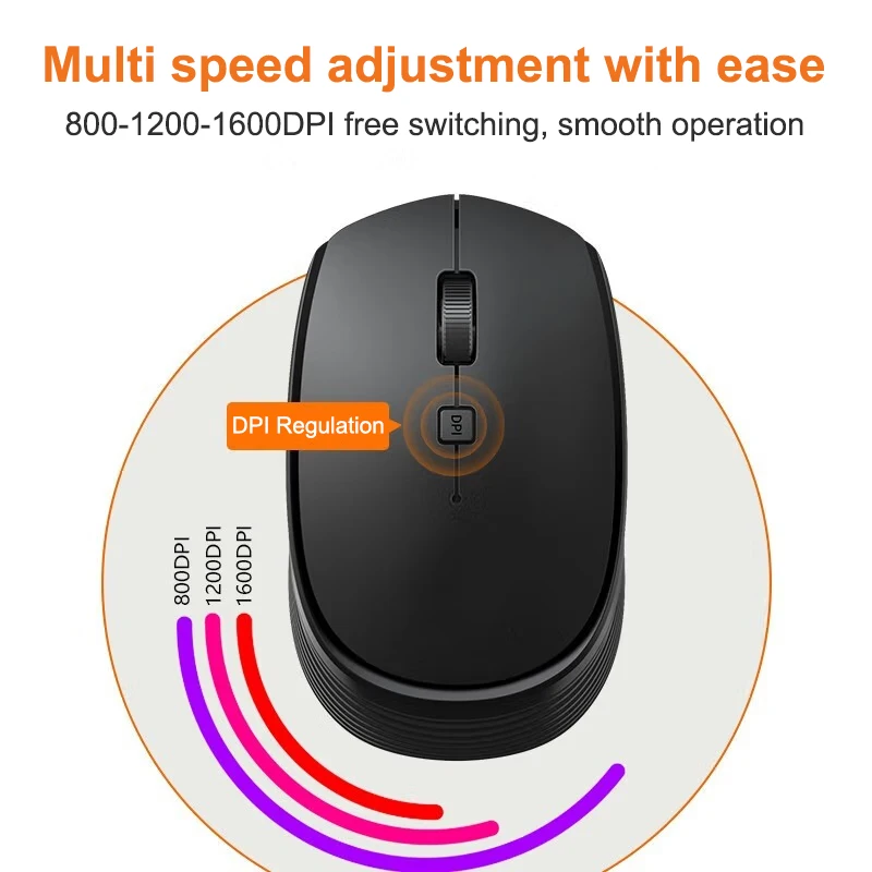ماوس ألعاب لاسلكي مع جهاز استقبال USB ، G ، من من من من خلال مستشعر بصري للكمبيوتر المحمول ، وين ، ماك ، لاعب ، كمبيوتر