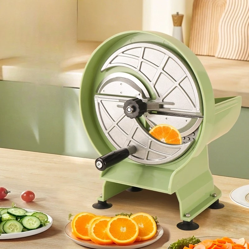 Avocado Green Manual Slicers Lemon Cutter Potato Garlic Slicer Shredding Machine Commercial Fruit Vegetables Cutting Machine