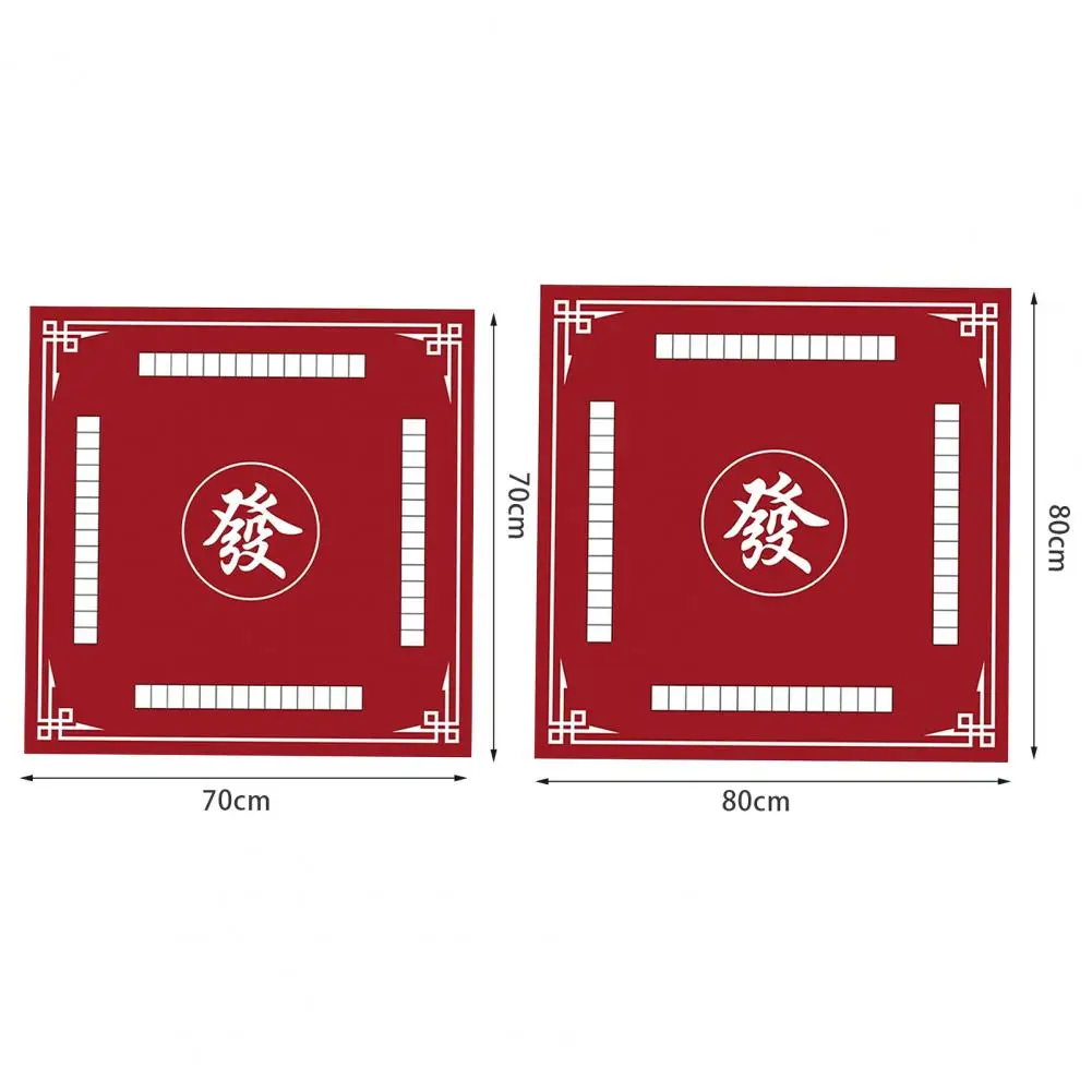 Noise-reducing Table Cover Noise Reduction Mahjong Table Mat for Poker Domino Mah Jongg Games Anti-slip Square Playmat for Card