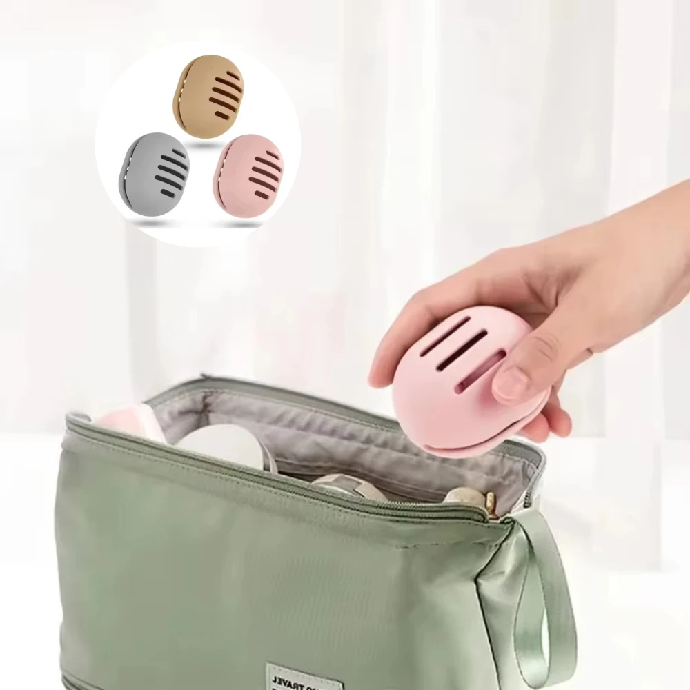 Ekologiczny silikonowy pojemnik na gąbkę do makijażu, oddychający, pyłoszczelny organizer na gąbki do makijażu, podróżny, przenośny pojemnik na gąbki do makijażu.