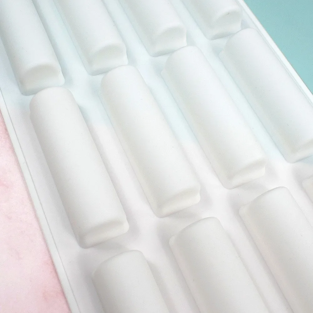 Durable Silicone Mousse Cake Mold Non-Stick Cylinder Chocolate Mold Food Grad Flexible Ice Mold Kitchen Bakeware