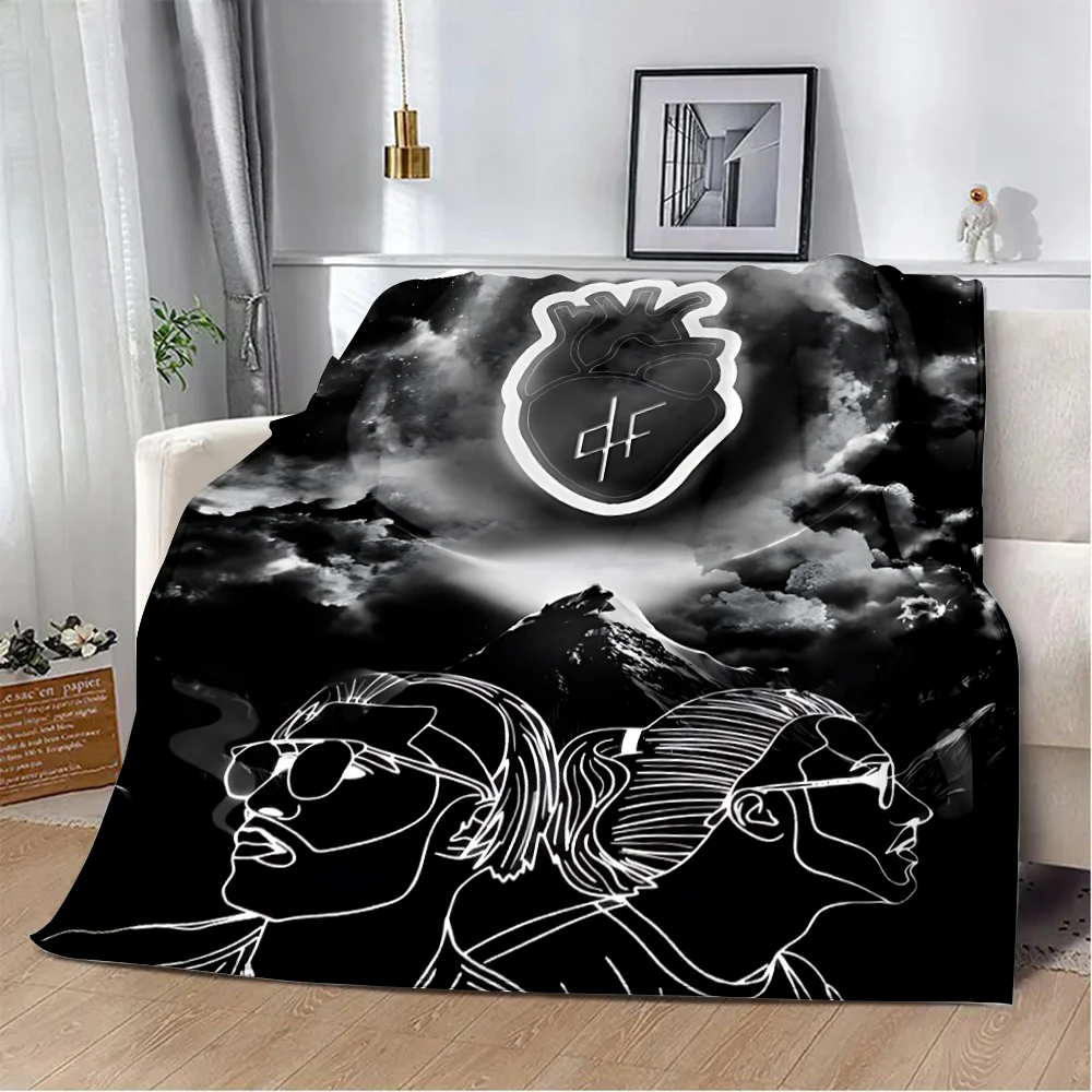 Printed Blanket Picnic Blankets Rapper PNL QLF Singer Warm Blanket Soft and Comfortable Blanket Home Travel Birthday Gift