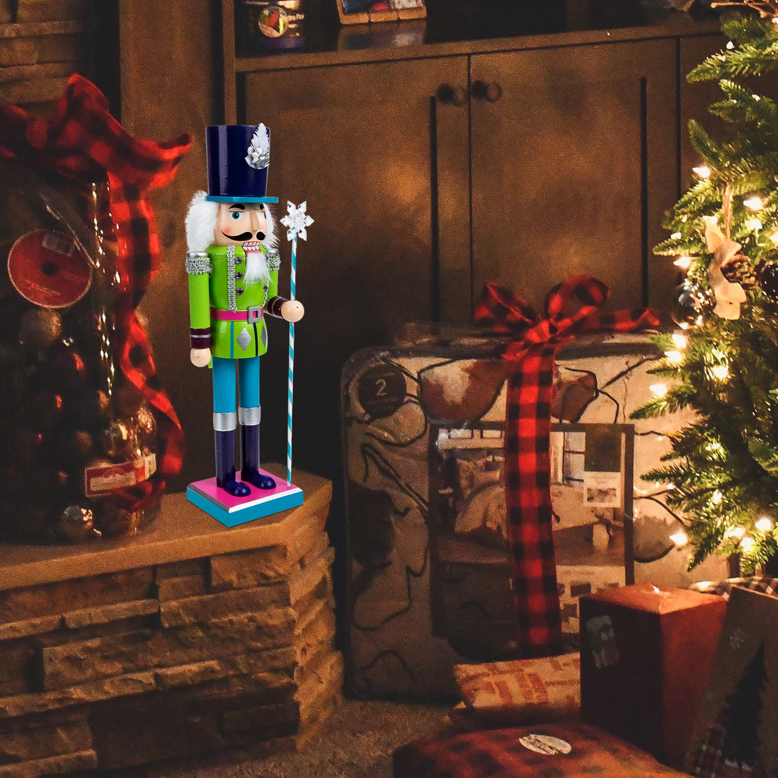 

Wood Nutcrackers Soldier Figures Christmas naments Festive Home Decor Xmas Gifts Holiday Cheer Craft Bright Details