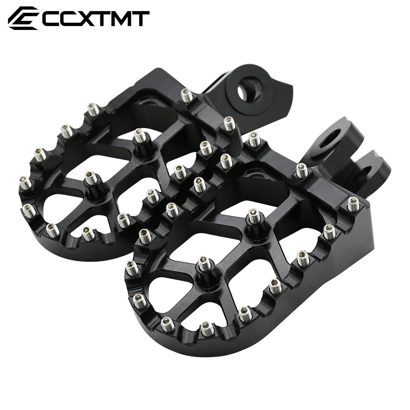 For Yamaha Tenere 660 XT660Z 660R Motocross CNC Aluminum Foot Pegs Footrests Pedals For Suzuki RMZ250 RMZ450 RMX450Z 2008-2018