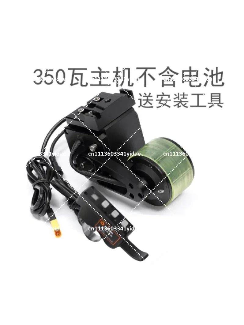 48V Electric Mountain Bike Conversion Kit - Orange Motor Booster Bicycle Modification Accessories with High Capacity Battery