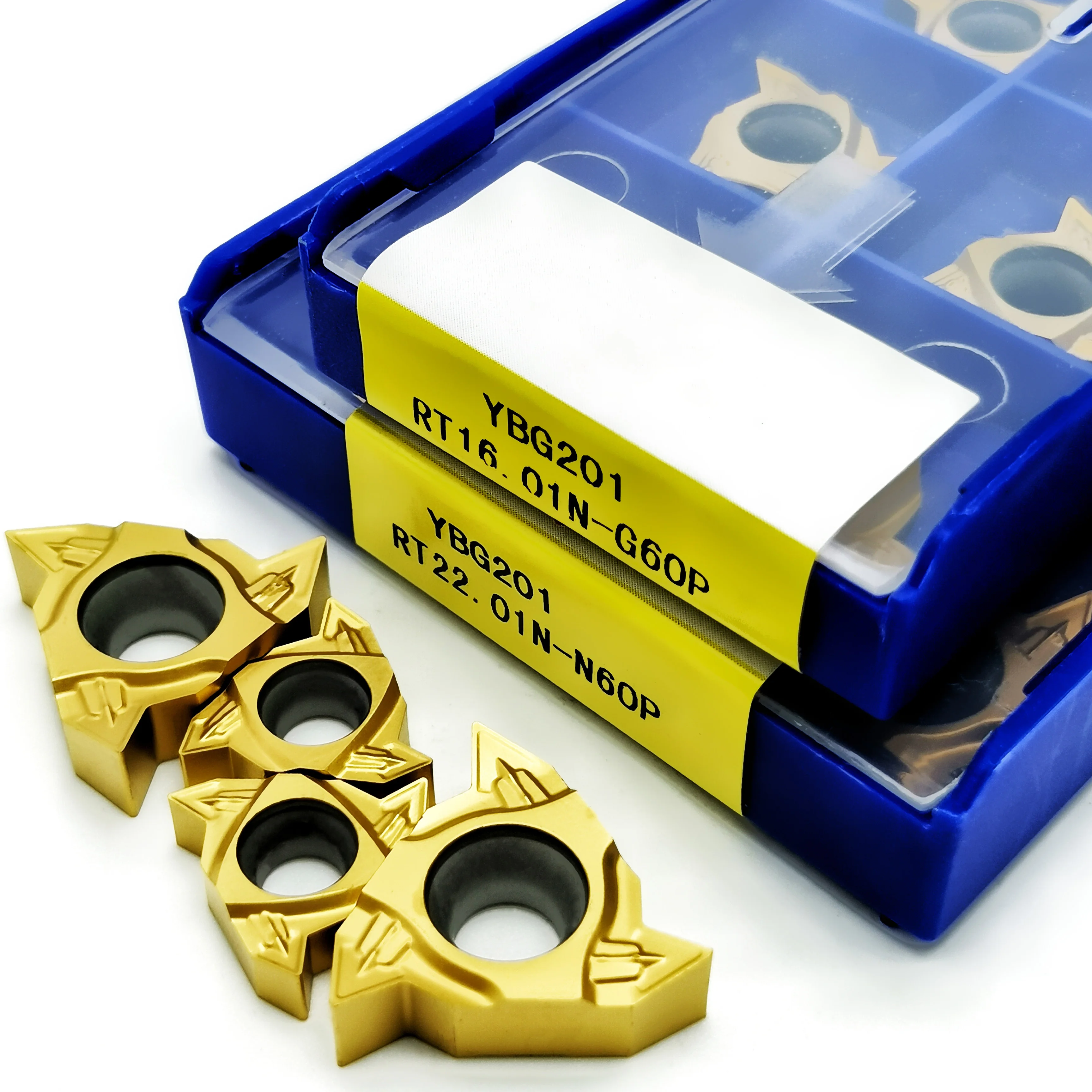 Rosca original Carbide Turning Tool, RT16.01N RT16.01W-G60P YBG201 RT22.01N RT22.01W-N60P YBG201, RT16.01 RT22.01