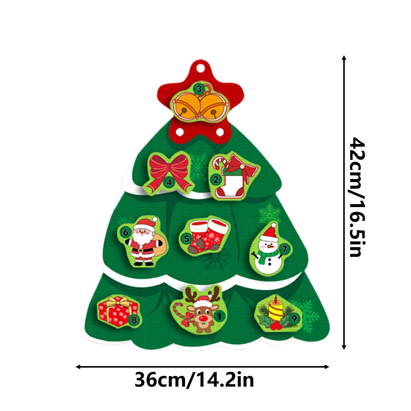 Placa de dardo para crianças 16.5 icch diversão árvore de natal forma alvo brinquedo diy jogos de natal com bolas adesivas para interior ao ar livre