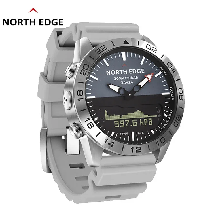 North Edge GAVIA Business Smart Watch Altimeter Compass Sports Digital Watch Waterproof smartwatch for men