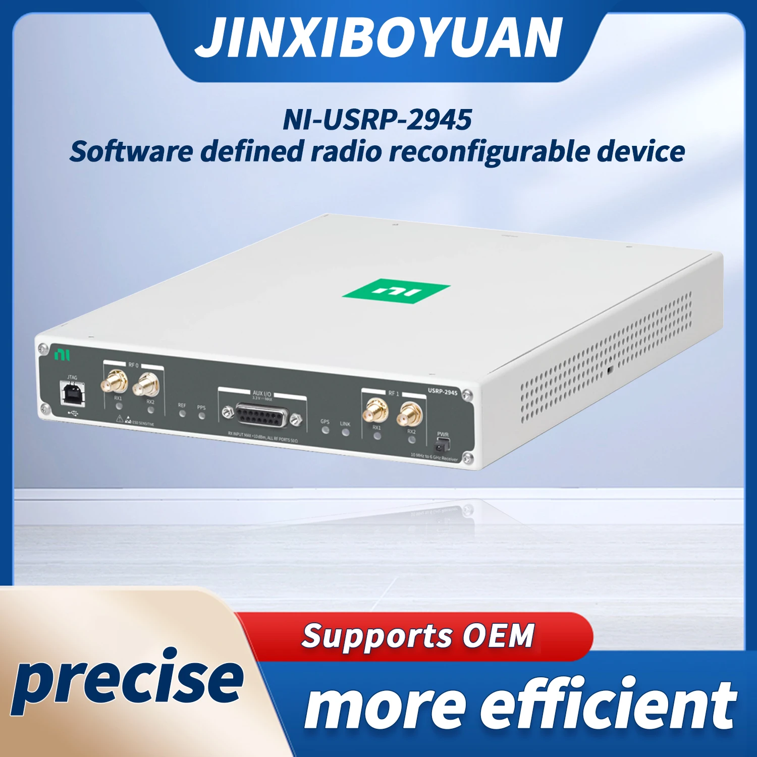 National Instruments NI-USRP-2945 Software Defined Radio Device Electronic Measuring Instrument    Frequency Range 10 MHz 6 GHz