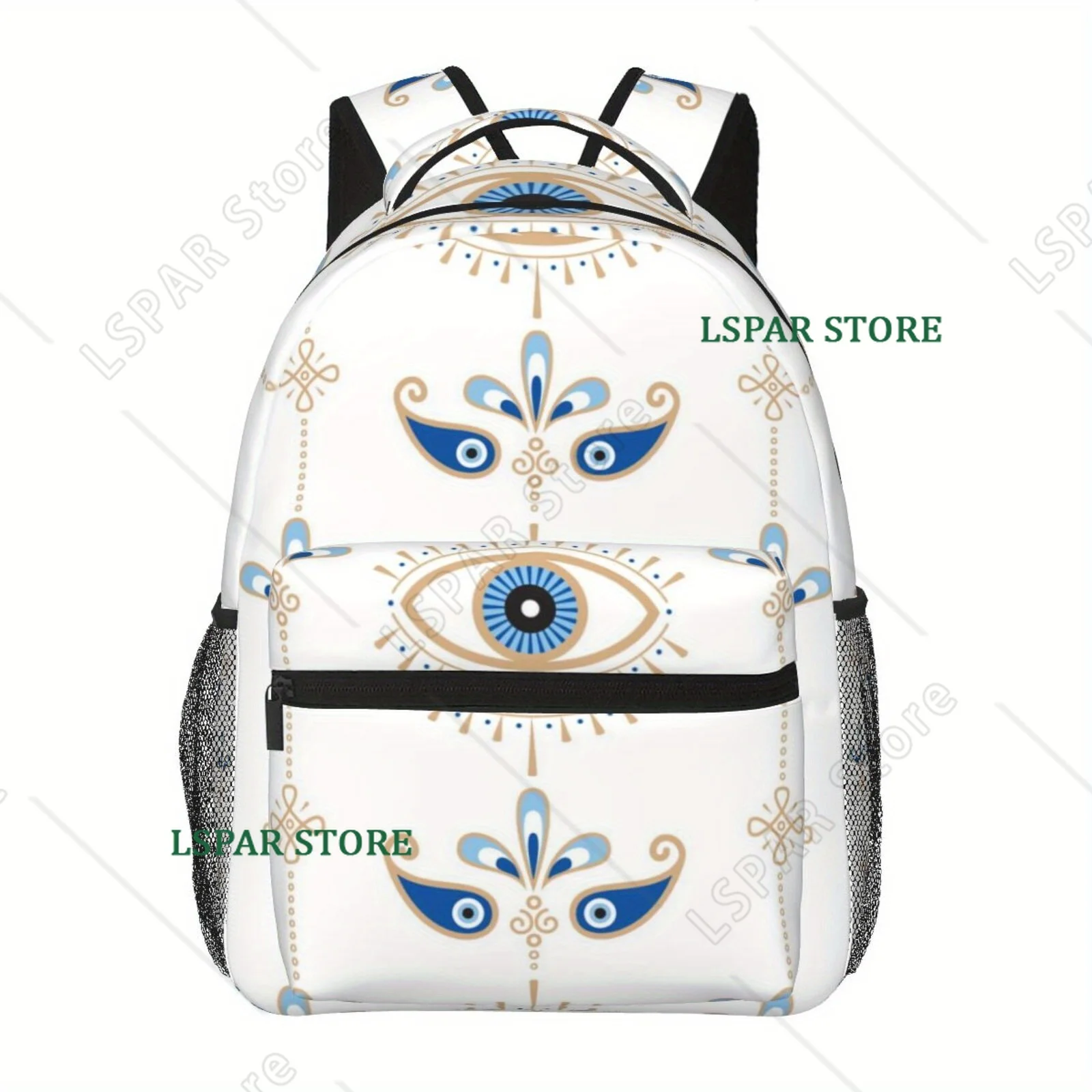 

Casual Evil Eye Pattern Backpack Unisex Casual Laptop Backpacks School Bookbag Travel Hiking Camping Daypack