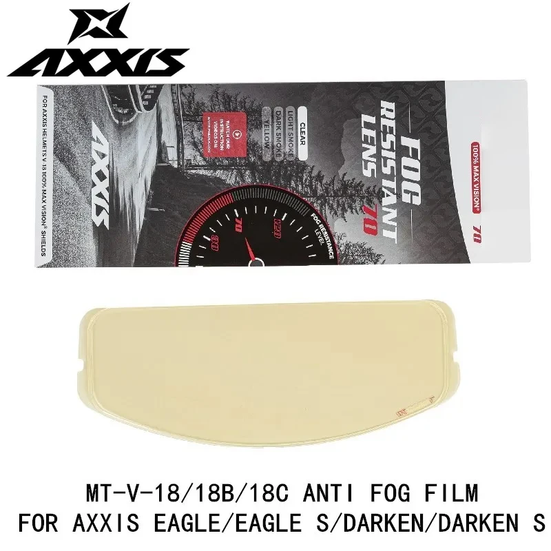 AXXIS Anti Fog Film for MT-V-18/18B/18C Shield for AXXIS DARKEN DARKENS S EAGLE EAGLE SV Helmet Anti Fog Film