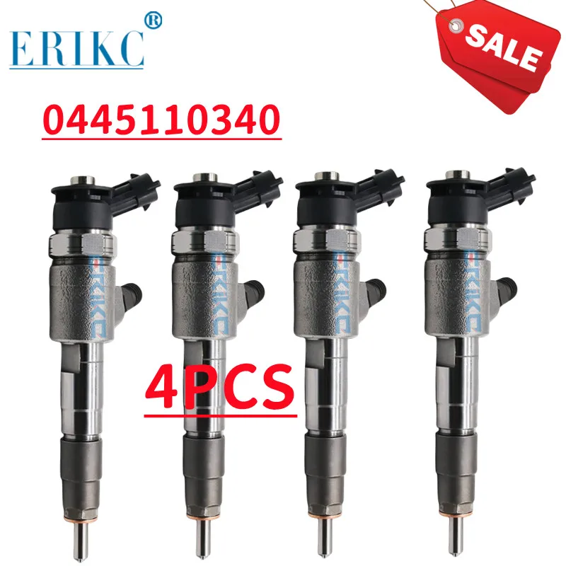 

0445110340 9687069280 Diesel Fuel Injector 0 445 110 340 for Ford Peugeot Citroen Fiat 1.6 TDCI HDI AV2Q9F593BA AV6Q9F593BA