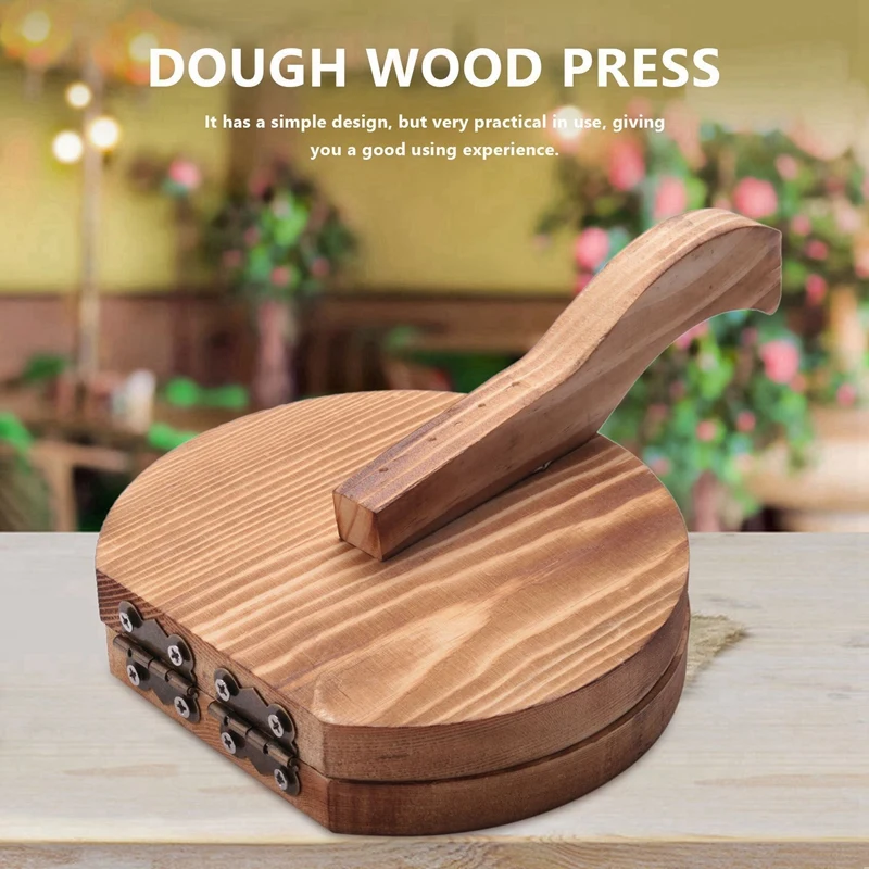 3X Dough Pressing Tool Dough Presser Dumpling Skin Wood Dumpling Pressing Tool Dough Presser Dumpling Wrappers Presser C