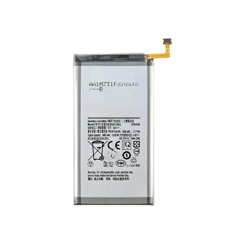 For Samsung Galaxy S10 S10 X SM-G9730 SM-G973 G973F G973U G973W EB-BG973ABU 3.85V 3300mAh Mobile Phone Battery