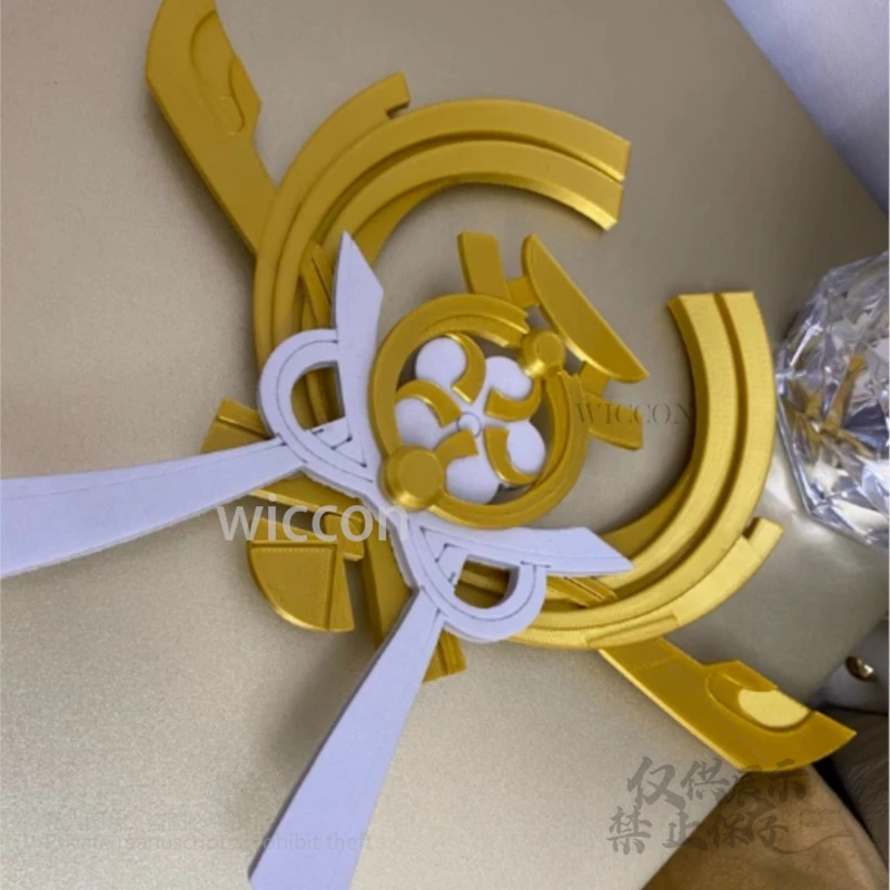 Yae Miko Cosplay Copricapi Puntelli Genshin Impact Gioco di ruolo Copricapo ACC Orecchini Accessorio Y2K Cosplay Halloween Party Carnevale