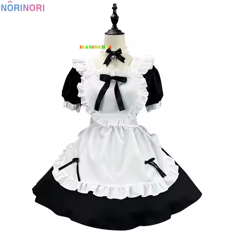 Anime Cute Heart Lolita Maid Cosplay Costume 4Colors Alice Dress Girls Woman Waitress Maid Party Stage Costumes Alice Maid Dress