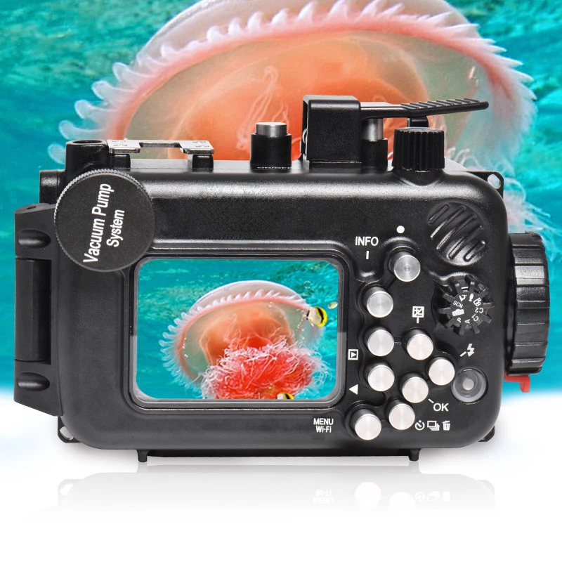 Applicable to Olympus Olympus PT-059 Professional Diving Camera TG6/TG5 Metal Waterproof Case