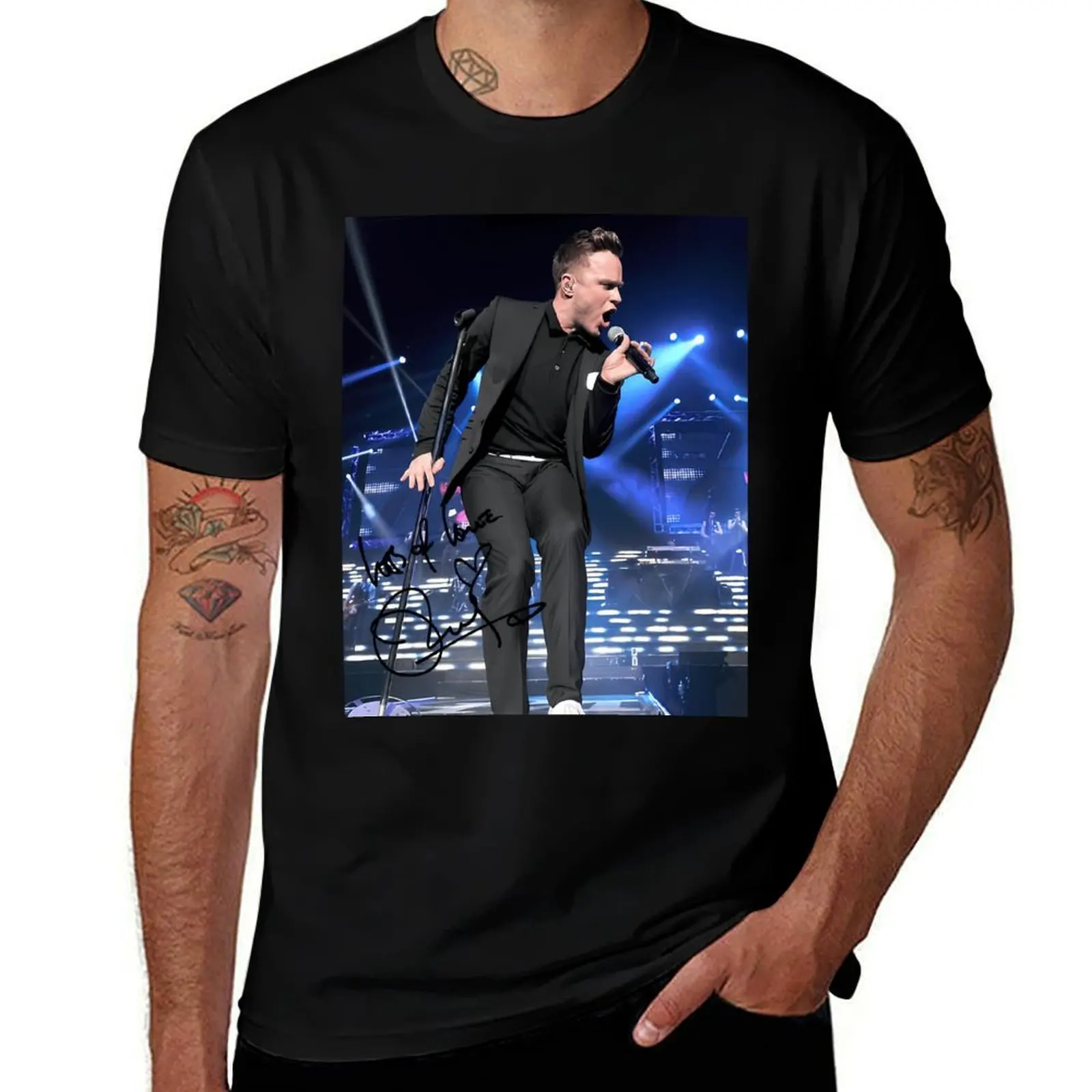 

olly murs art T-Shirt man t shirts high quality luxury brand man t shirts cotton t shirt for man T-Shirt