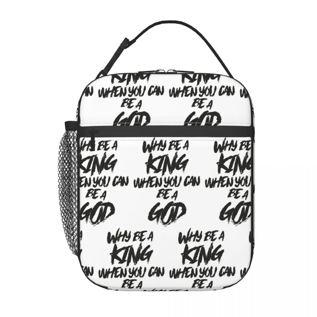 

EMINEM RAP GOD Insulated Lunch Bag for Women Kids Portable Food Boxes Thermal Lunch Box Tote