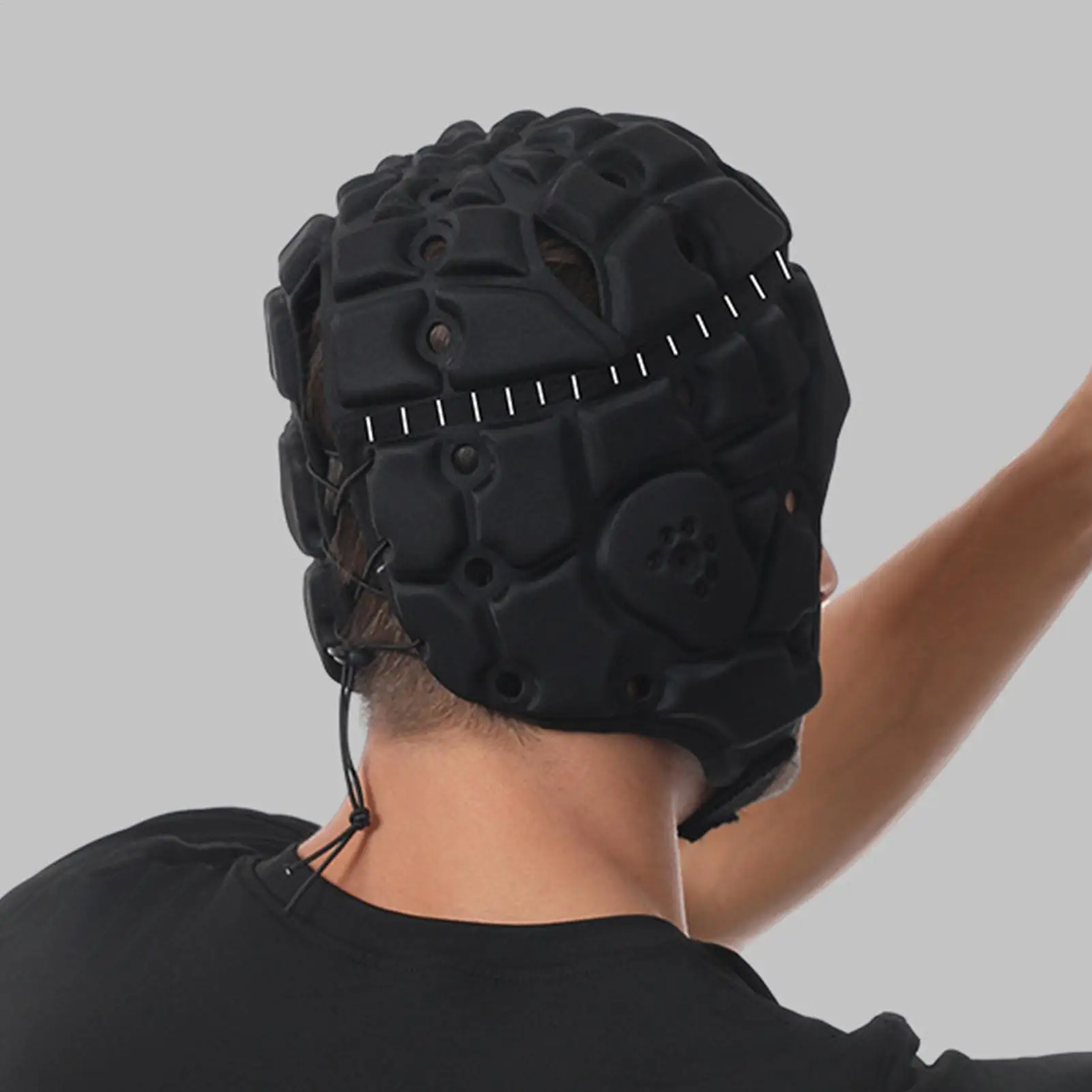 

Молодежный футбольный шлем, регулируемый мягкий светоотражающий дышащий футбольный шлем для молодежи и взрослых, футбол, бейсбол, хоккей с шайбой