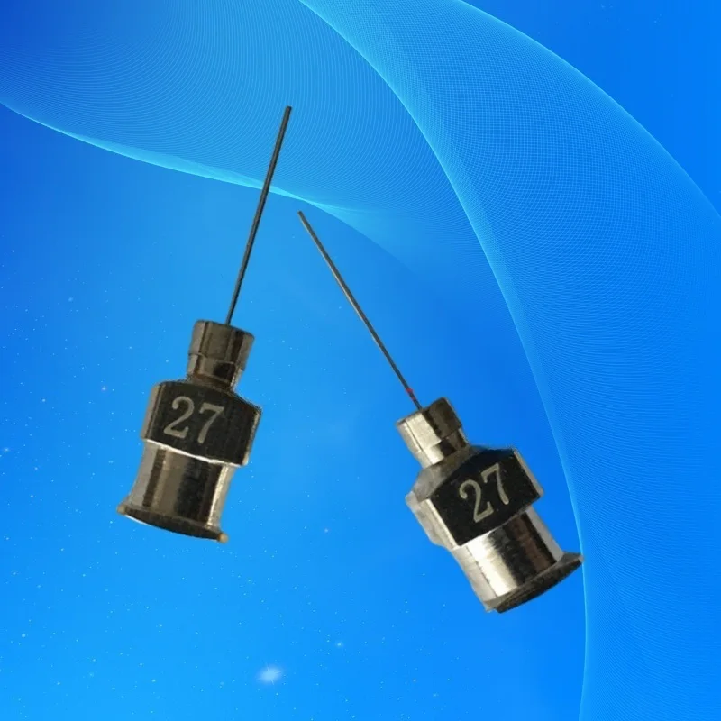 

‌ 27G Тупые иглы для шприцев 12шт. | Цельнометаллические насадки из нержавеющей стали для клея/смолы/косметики (прецизионный контроль наконечника 1/2 дюйма) ‌