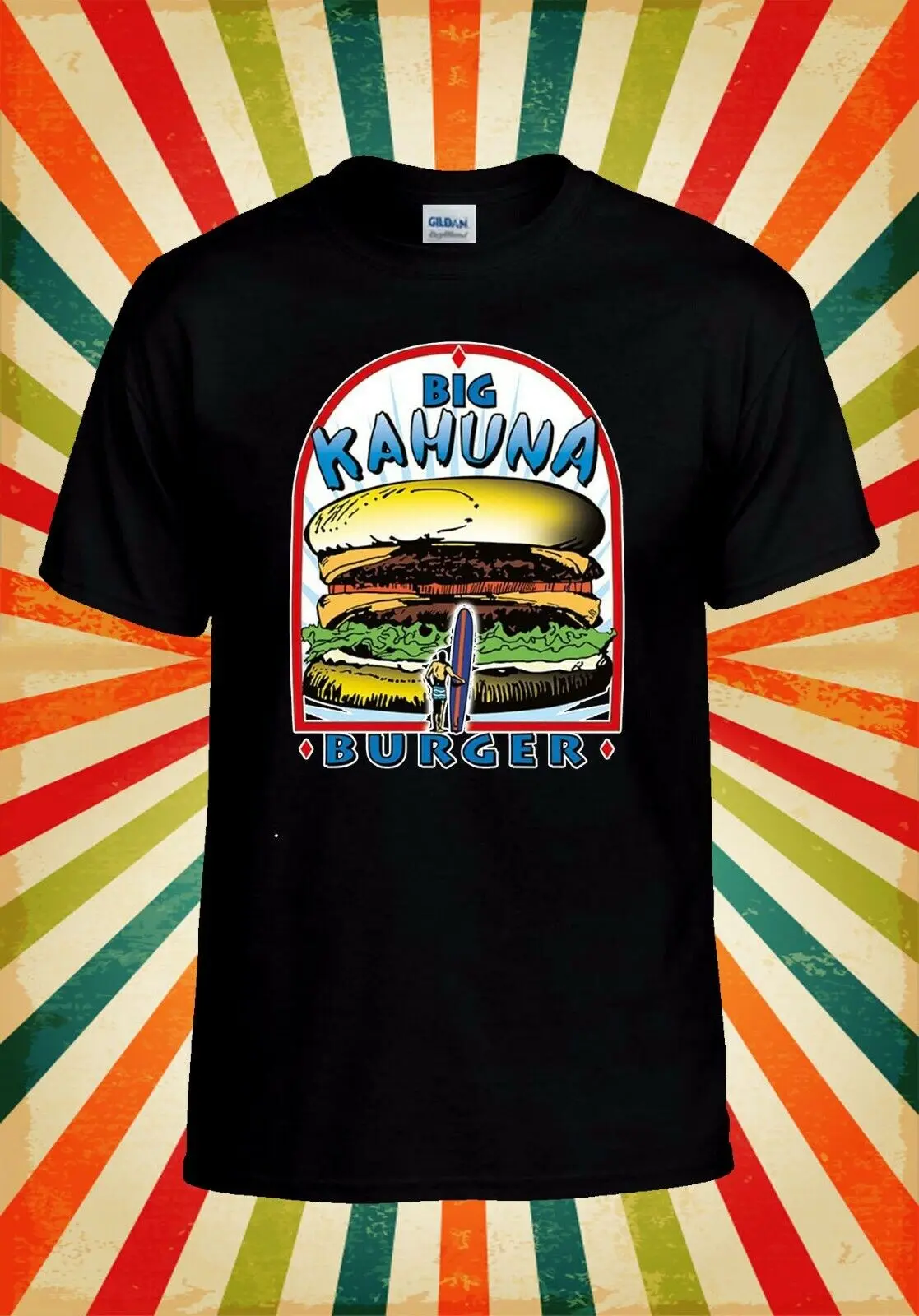 Big Kahuna Burger Pulp Fiction Retro Vest T Shirt 2621