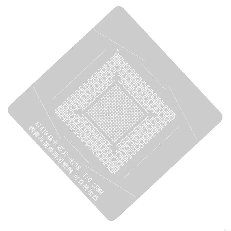 

896F BGA трафарет для реболлинга для графической карты A1419, паяльная паста