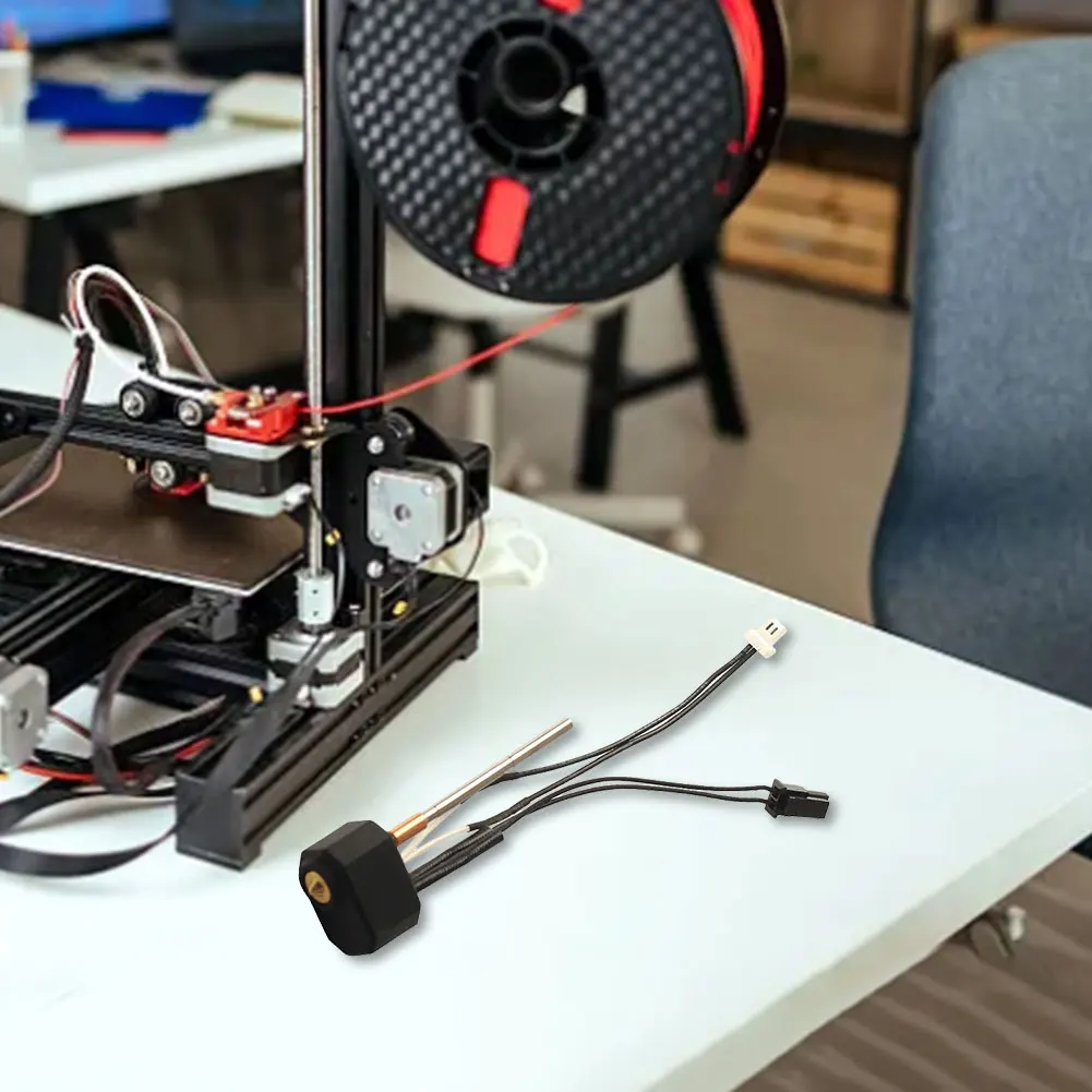 

Heater Block & Silicone Sock Thermometer Line Silicone Sock Thermistor Heater Cartridge for Prusa MK4 3D Printer Extruder