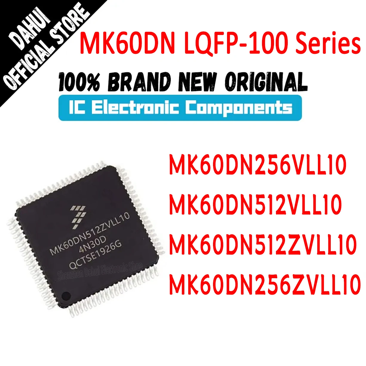 MK60DN256VLL10 MK60DN512VLL10 MK60DN512ZVLL10 MK60DN256ZVLL10 MK60DN MK60 MK IC MCU Chip LQFP-100 In Stock 100% New Originl