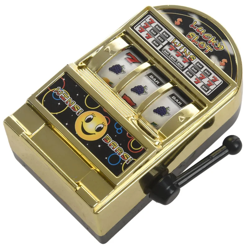 ODIES-2X Mini Casino Jackpot fruits fente Machine tirelire jeu pour enfants adulte décompression fente Machine or